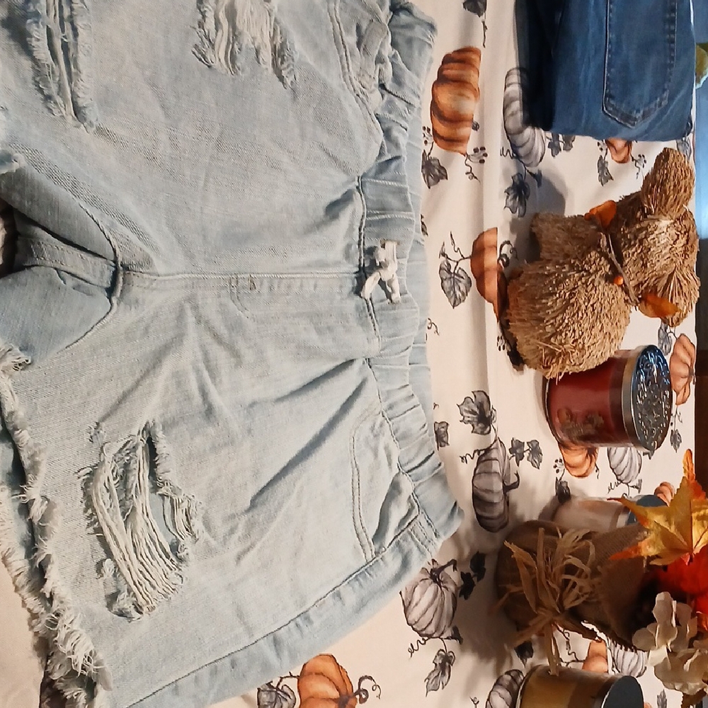 YMI Dream Light Blue Denim Shorts